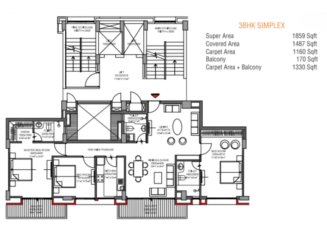 Oranje Castle Lucknow Master Plan